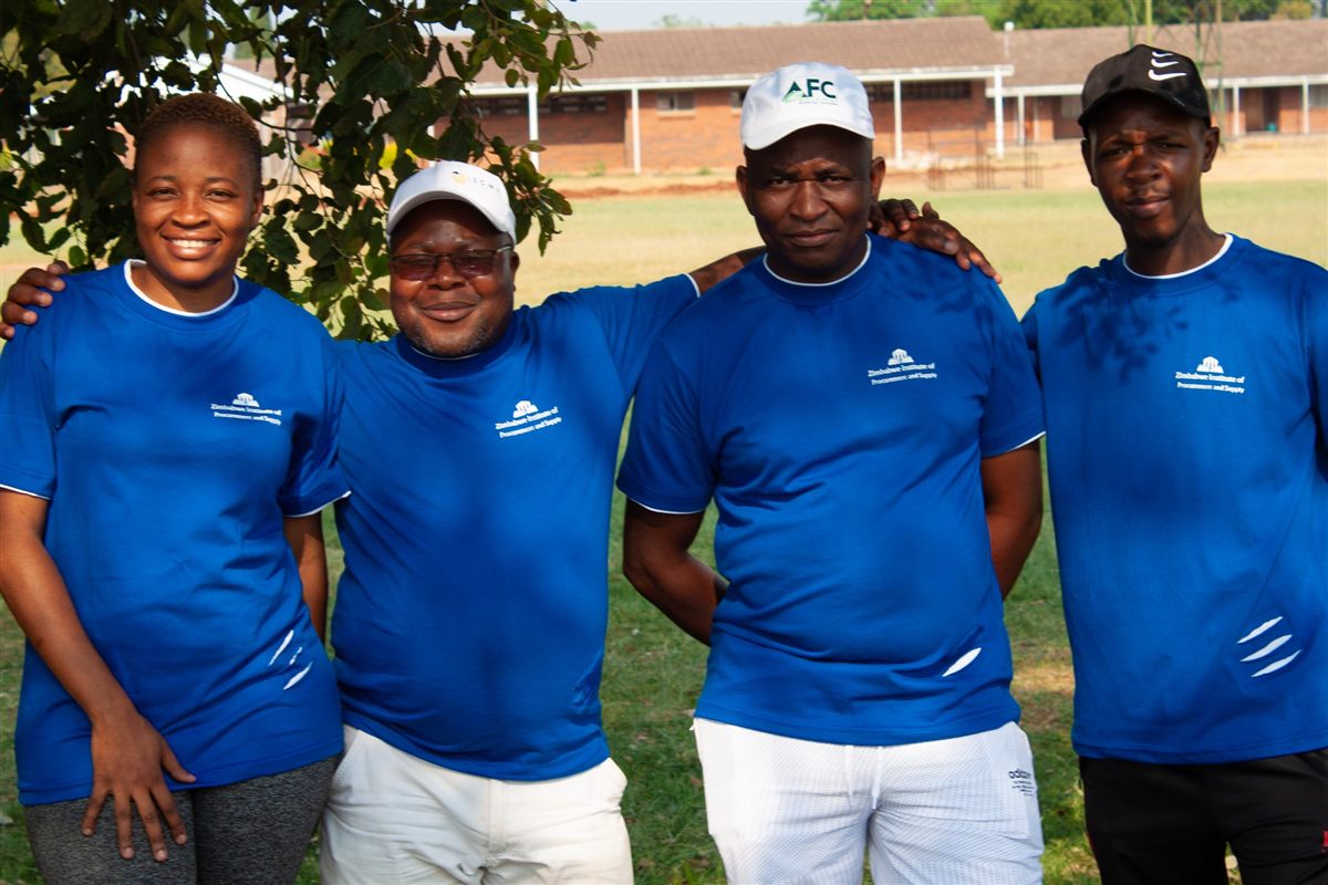 ZIPS team in branded kit at a past sporting weekend